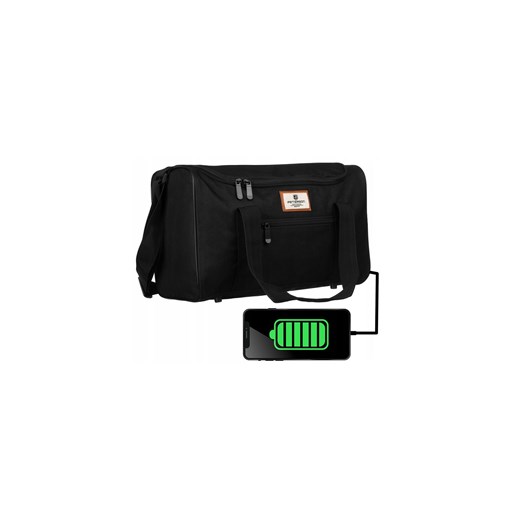 Torba na bagaż podręczny do samolotu — Peterson czarna ze sklepu 5.10.15 w kategorii Torby podróżne - zdjęcie 169684869