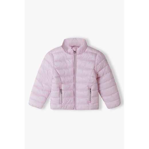Różowa kurtka przejściowa pikowana ze stójką dziewczęca Minoti 134/140 5.10.15
