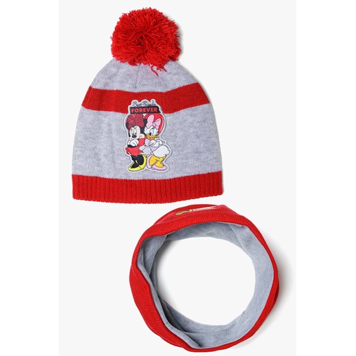 Zestaw dziecięcy Minnie Mouse  czapka + komin ze sklepu 5.10.15 w kategorii Czapki dziecięce - zdjęcie 169685339