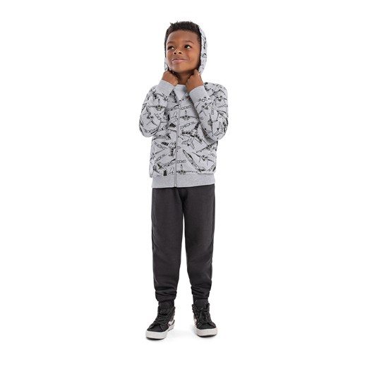Rozpinana bluza dla chłopca z nadrukiem ze sklepu 5.10.15 w kategorii Bluzy chłopięce - zdjęcie 169685347