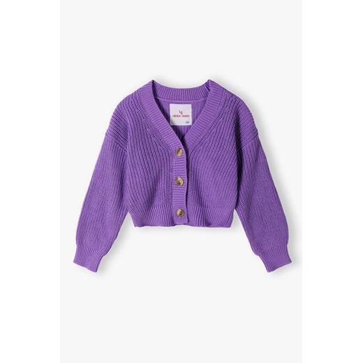 Fioletowy sweter dziewczęcy rozpinany Lincoln & Sharks By 5.10.15. 158 5.10.15 okazyjna cena