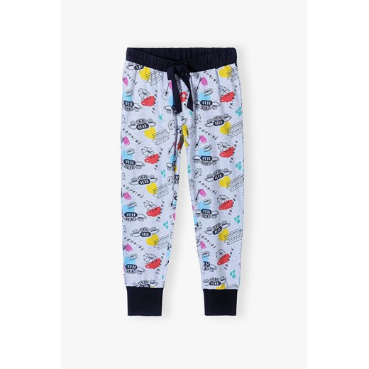 Spodnie od piżamy damskie Friends-szare ze sklepu 5.10.15 w kategorii Piżamy damskie - zdjęcie 169685405