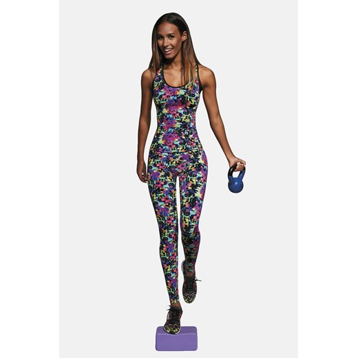 Legginsy sportowe damskie w kolorowe wzory ze sklepu 5.10.15 w kategorii Spodnie damskie - zdjęcie 169685525