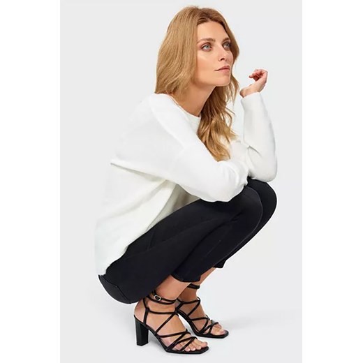 Sweter damski - biały ze sklepu 5.10.15 w kategorii Swetry damskie - zdjęcie 169685608