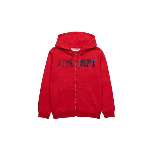 Bluza chłopięca czerwona z kapturem ze sklepu 5.10.15 w kategorii Bluzy chłopięce - zdjęcie 169685728