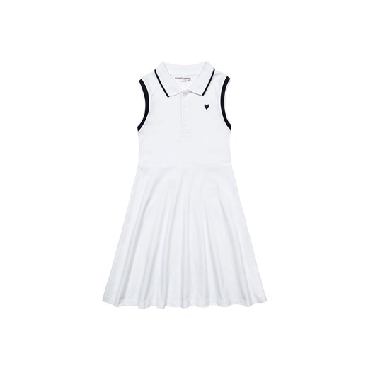 Biała sukienka dziewczęca polo Minoti 104/110 5.10.15