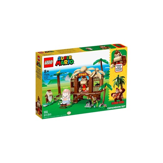 Klocki LEGO Super Mario 71424 Domek na drzewie Donkey Konga - zestaw rozszerzający - 555 elementów, wiek 8 + ze sklepu 5.10.15 w kategorii Zabawki - zdjęcie 169685917
