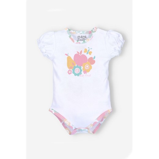 Body niemowlęce z bawełny organicznej dla dziewczynki ze sklepu 5.10.15 w kategorii Body niemowlęce - zdjęcie 169686015
