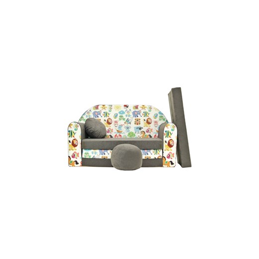 Kanapa dziecięca piankowa w zwierzątka rozkładana ze sklepu 5.10.15 w kategorii Fotele dziecięce - zdjęcie 169686169