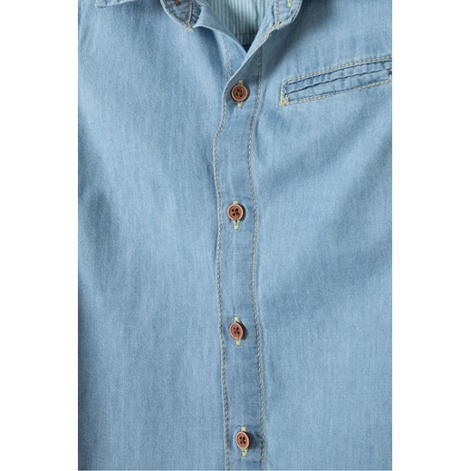 Jeansowa koszula chłopięca z krótkim rękawem Minoti 104/110 5.10.15