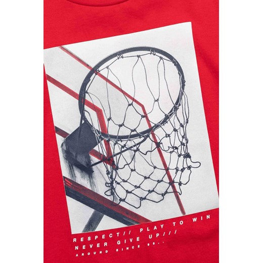 T-shirt chłopięcy bawełniany Basketball Minoti 110/116 5.10.15