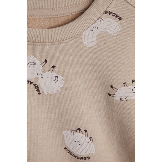 Beżowa bluza dla dziecka - makaroniki - Limited Edition 122 5.10.15
