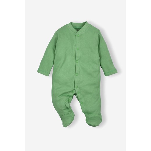 Pajac niemowlęcy z bawełny organicznej dla chłopca zielony Nini 56 5.10.15