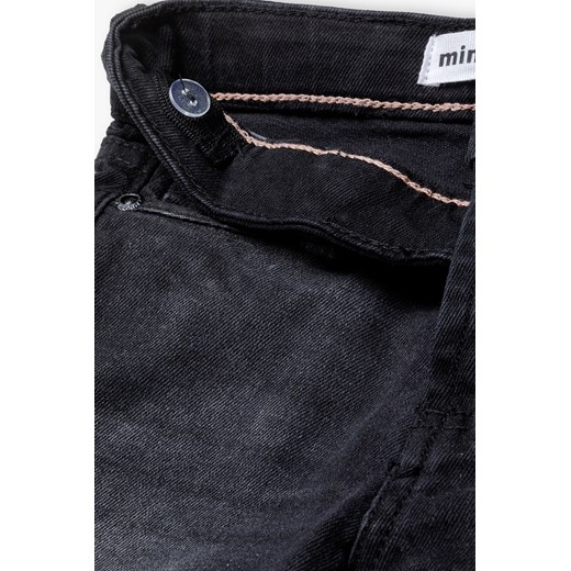Czarne spodnie jeansowe chłopięce typu skinny Minoti 110/116 5.10.15
