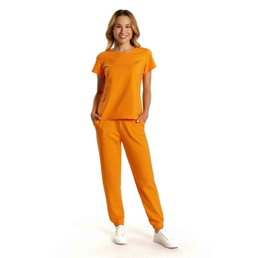 T-Shirt damski Golden Queen pomarańczowy ze sklepu 5.10.15 w kategorii Bluzki damskie - zdjęcie 169686898