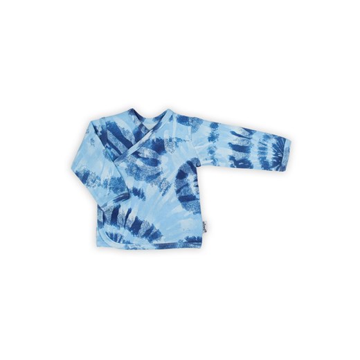 Bawełniany kaftanik niemowlęcy we wzory niebieska ze sklepu 5.10.15 w kategorii Kaftaniki i bluzki - zdjęcie 169686915