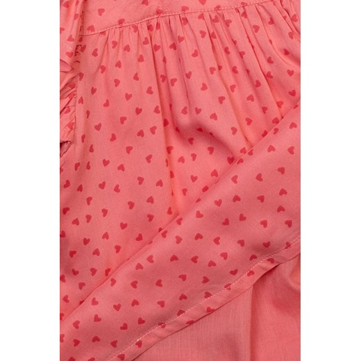 Różowa bluzka z falbankami dla niemowlaka w serduszka Minoti 86/92 okazyjna cena 5.10.15