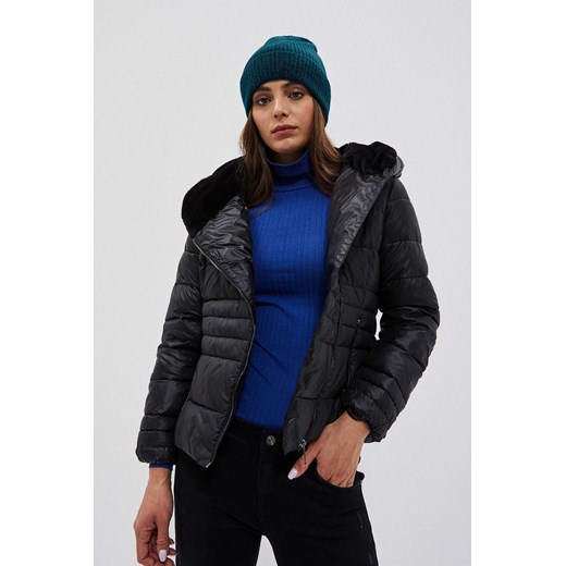 Krótka pikowana kurtka damska na zimę- czarna ze sklepu 5.10.15 w kategorii Kurtki damskie - zdjęcie 169687247