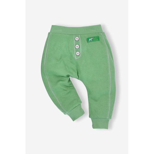 Spodnie niemowlęce z bawełny organicznej dla chłopca ze sklepu 5.10.15 w kategorii Spodnie i półśpiochy - zdjęcie 169687406