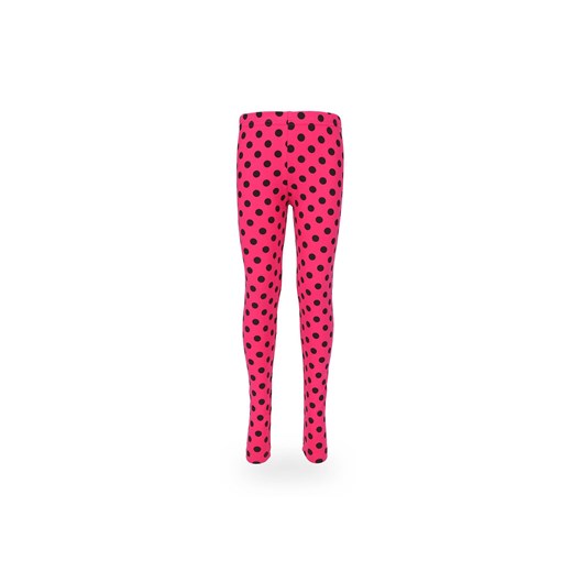 Dziewczęce legginsy różowek w grochy ze sklepu 5.10.15 w kategorii Spodnie dziewczęce - zdjęcie 169687535