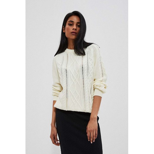 Sweter damski  biały ze sklepu 5.10.15 w kategorii Swetry damskie - zdjęcie 169687705