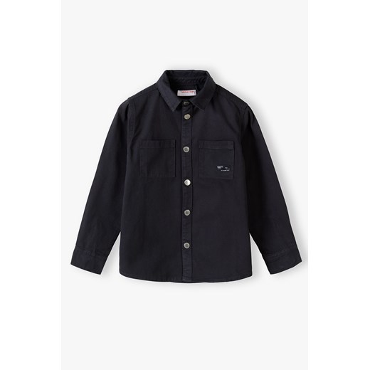 Koszula chłopięca casual bawełniana- czarna ze sklepu 5.10.15 w kategorii Koszule chłopięce - zdjęcie 169687849