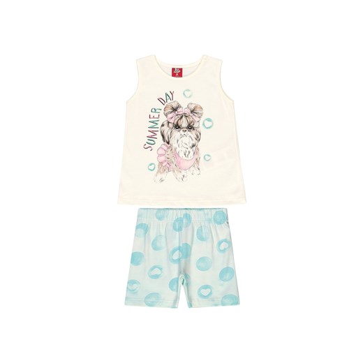 Komplet dziewczęcy t-shirt i spodenki Summer Day ze sklepu 5.10.15 w kategorii Komplety niemowlęce - zdjęcie 169688175