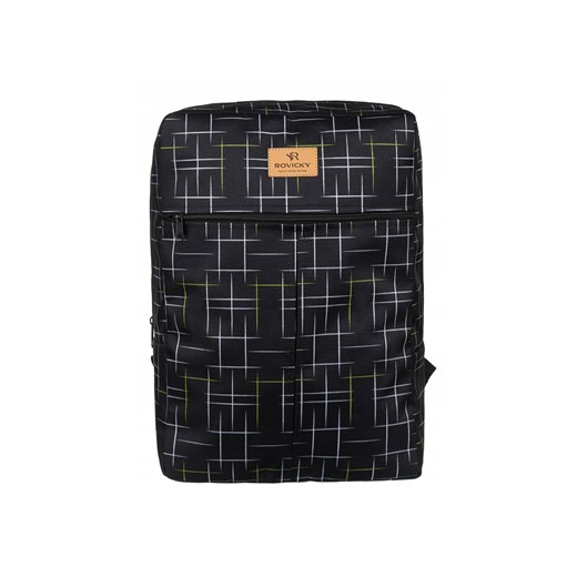 Pojemny, lekki plecak podróżny — Rovicky czarny Rovicky one size 5.10.15