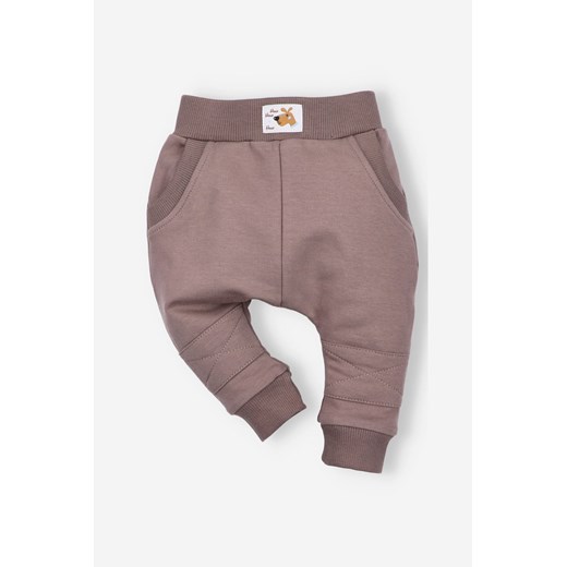 Spodnie niemowlęce z bawełny organicznej dla chłopca ze sklepu 5.10.15 w kategorii Spodnie i półśpiochy - zdjęcie 169688297