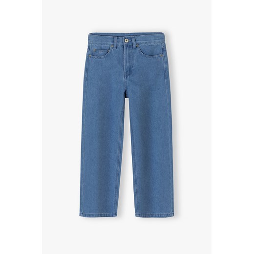 Jeansowe spodnie dla dziewczynki - wide leg -niebieskie Lincoln & Sharks By 5.10.15. 146 5.10.15