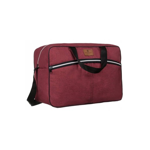Mała torba podróżna na bagaż podręczny — Peterson BORDO-SILVER unisex Peterson one size 5.10.15