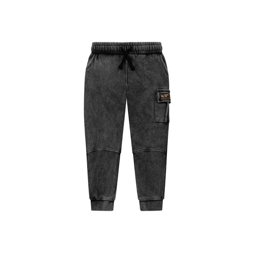 Szare spodnie chłopięce typu bojówki ze sklepu 5.10.15 w kategorii Spodnie i półśpiochy - zdjęcie 169688477