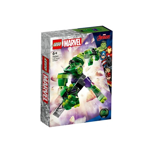Klocki LEGO Super Heroes 76241 Mechaniczna zbroja Hulka - 138 elementów, wiek 6 + ze sklepu 5.10.15 w kategorii Zabawki - zdjęcie 169688486
