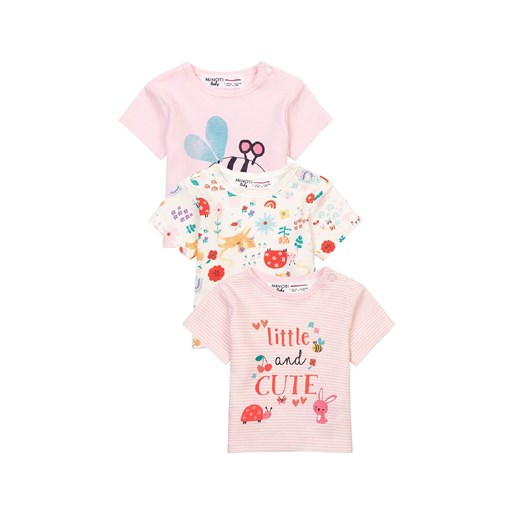 T-shirt niemowlęcy bawełniany 3-pak ze sklepu 5.10.15 w kategorii Koszulki niemowlęce - zdjęcie 169688546