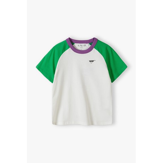 Bawełniany t-shirt z miękkiej dzianiny - 5.10.15. ze sklepu 5.10.15 w kategorii T-shirty chłopięce - zdjęcie 169688658