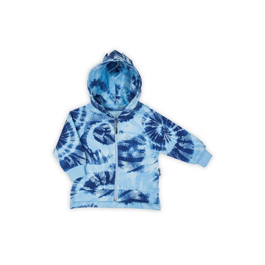Bawełniana bluza niemowlęca we wzory niebieska ze sklepu 5.10.15 w kategorii Bluzy i swetry - zdjęcie 169688859