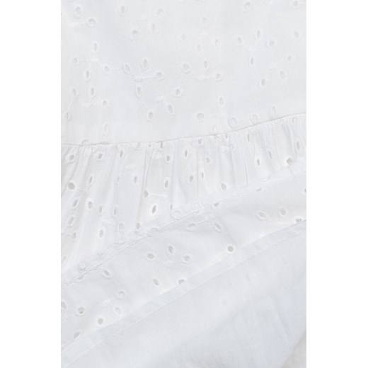 Biała sukienka na ramiączkach bawełniana dla dziewczynki Minoti 122/128 5.10.15