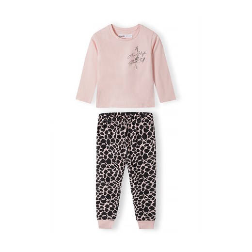 Piżama z długim rękawem oraz nadrukiem dla dziewczynki ze sklepu 5.10.15 w kategorii Piżamy dziecięce - zdjęcie 169689227