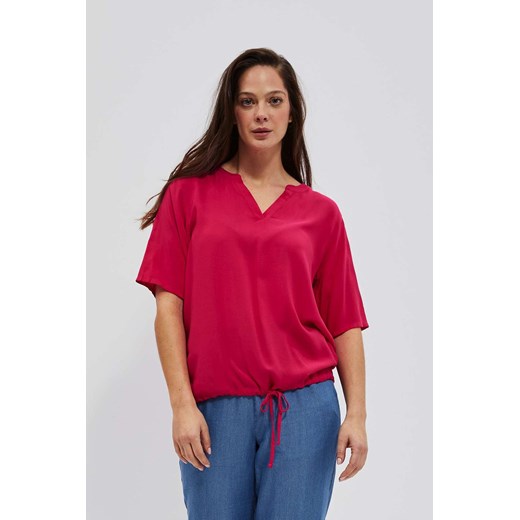 Koszula damska z wiązaniem czerwona ze sklepu 5.10.15 w kategorii Bluzki damskie - zdjęcie 169689527