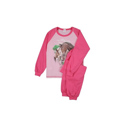 Dziewczęca piżama różowa konie ze sklepu 5.10.15 w kategorii Piżamy dziecięce - zdjęcie 169689628