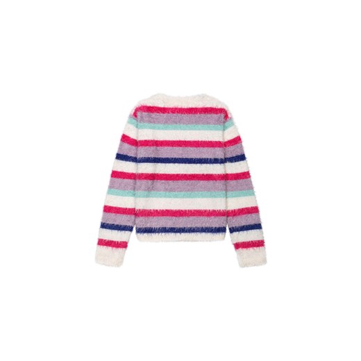 Sweter dziewczęcy w kolorowe paski Minoti 122/128 5.10.15