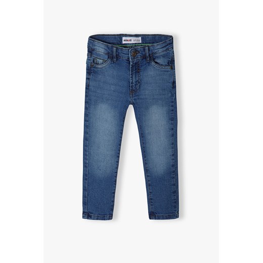 Ciemnoniebieskie spodnie jeansowe chłopięce skinny Minoti 140/146 5.10.15