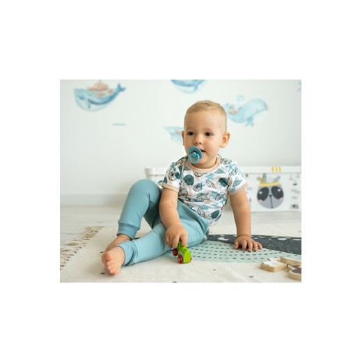 Bawełniane body niemowlęce w muszelki ze sklepu 5.10.15 w kategorii Body niemowlęce - zdjęcie 169689719