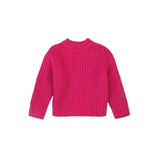 Niemowlęcy sweter nierozpinany z półgolfem - różowy Minoti 92/98 okazyjna cena 5.10.15