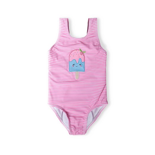 Różowy kostium kąpielowy jednoczęściowy dla niemowlaka ze sklepu 5.10.15 w kategorii Stroje kąpielowe dla niemowląt - zdjęcie 169690767