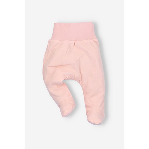 Półśpiochy niemowlęce z bawełny organicznej dla dziewczynki ze sklepu 5.10.15 w kategorii Spodnie i półśpiochy - zdjęcie 169690976