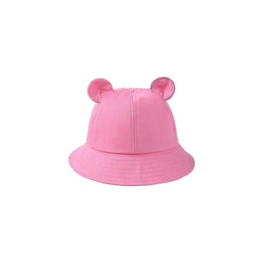 Różowy kapelusz dziewczęcy z uszkami 48/50 ze sklepu 5.10.15 w kategorii Czapki dziecięce - zdjęcie 169691115