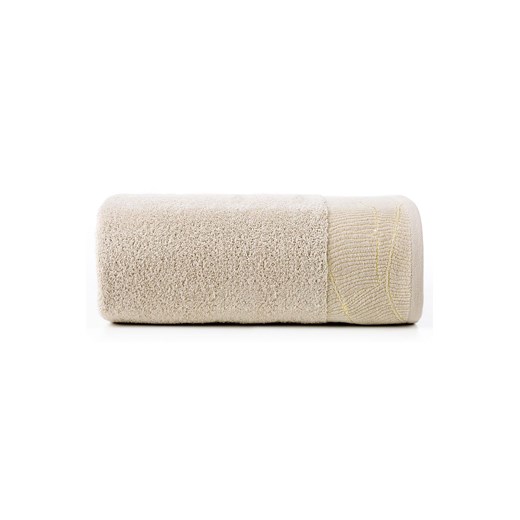 Ręcznik metalic (03) 50x90 cm beżowy ze sklepu 5.10.15 w kategorii Ręczniki - zdjęcie 169691348