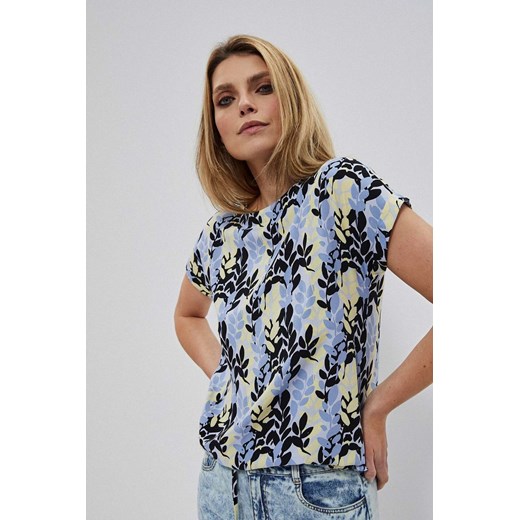 Koszula damska z wiskozy we wzorki ze sklepu 5.10.15 w kategorii Bluzki damskie - zdjęcie 169692206