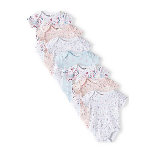 Body bawełniane dla niemowlaka z krótkim rękawem 7-pak ze sklepu 5.10.15 w kategorii Body niemowlęce - zdjęcie 169692516